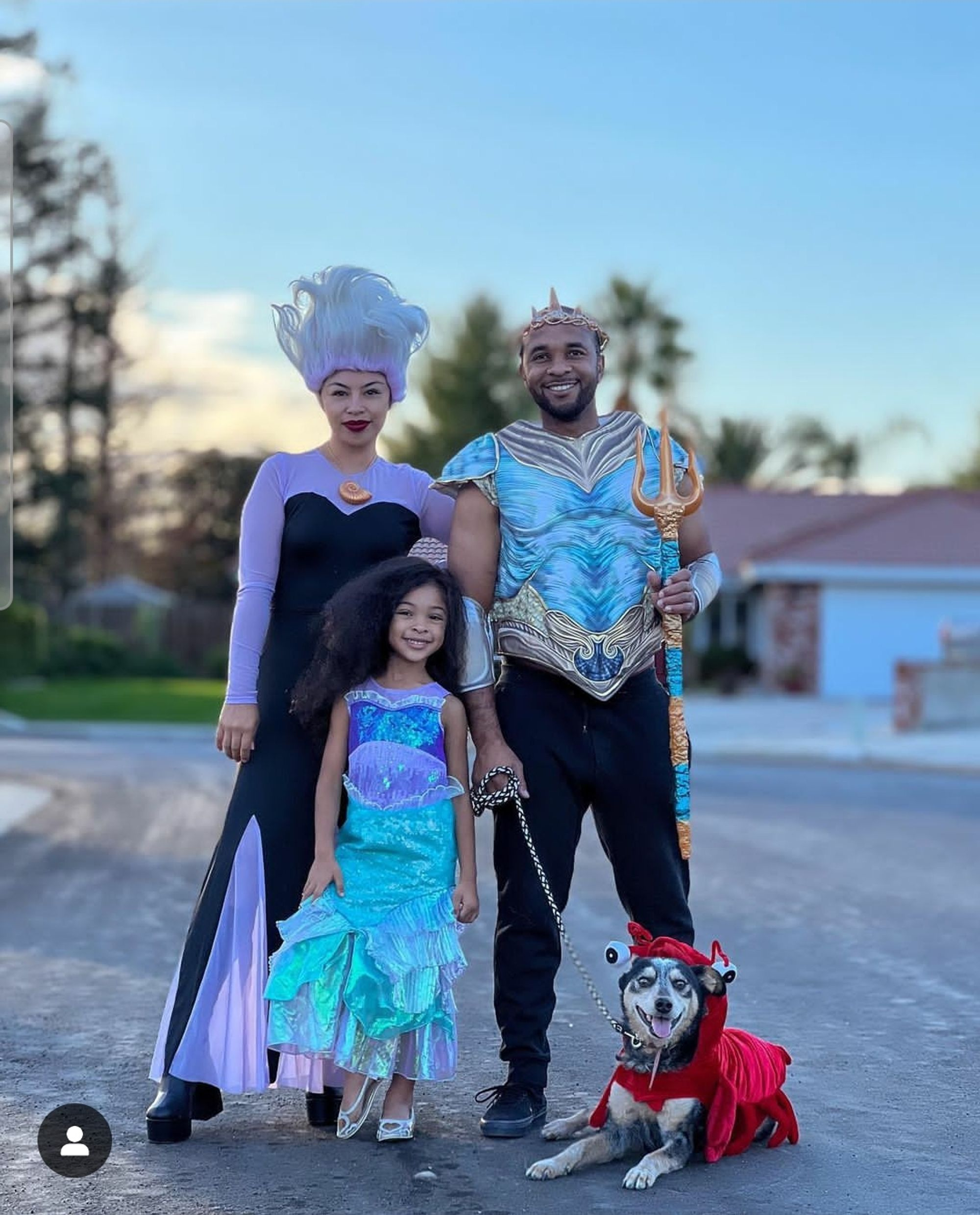 mermaid family dress up Family Halloween Costume Ideas - Little Mermaid Costumes