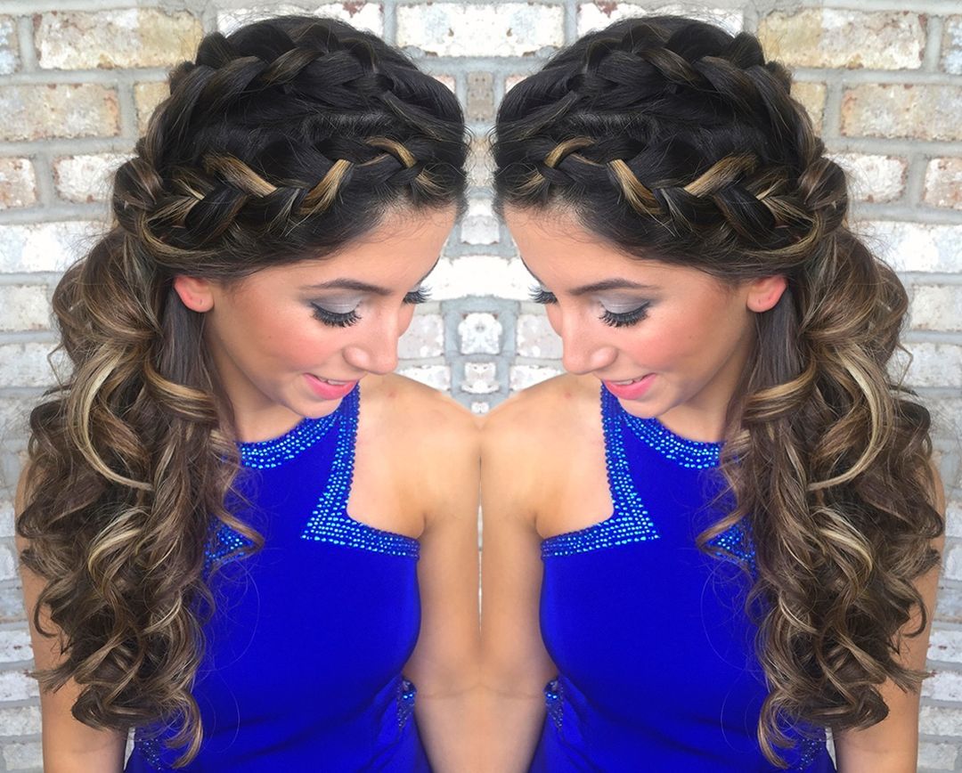 20 Ways to Wear Your Braids to Prom